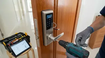 Kodelås installasjon